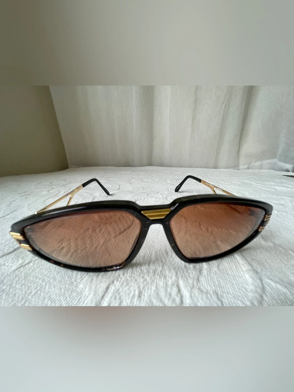Alpina Genesis Project by Zucchelli brown gold flake pristine Frames 58-12-135